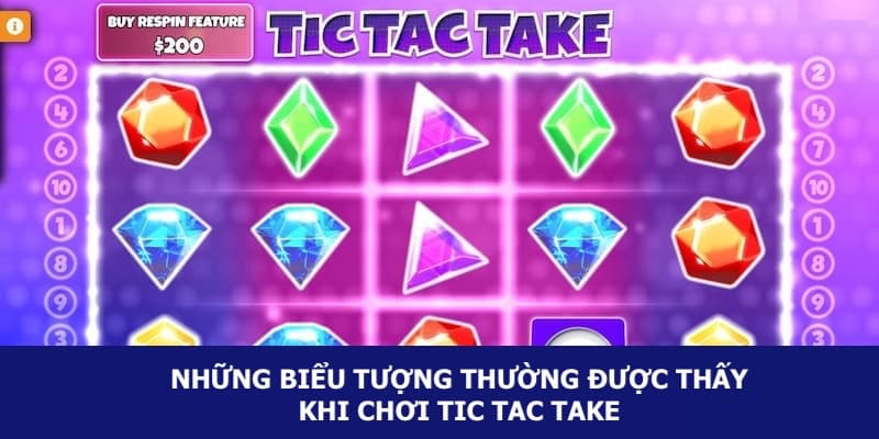 Những biểu tượng xuất hiện trong slot game tại banca30